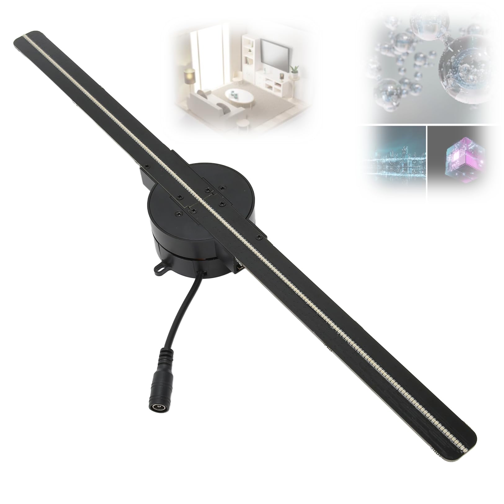 Ventilateur De Projecteur D'Hologramme Led Machine De Publicité D