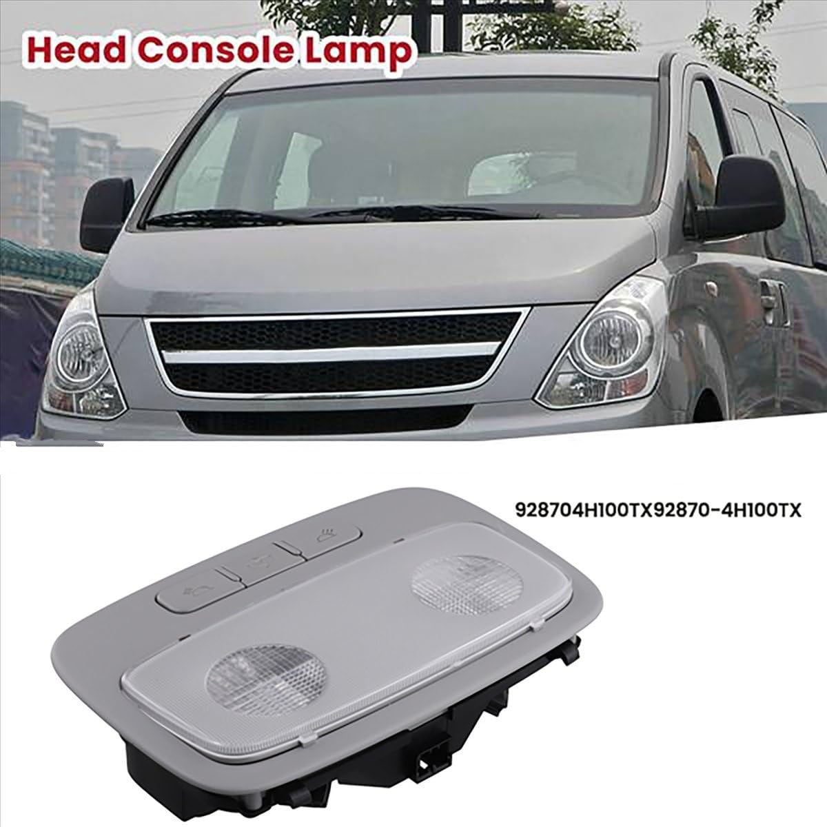 928704H100TX 92870-4H100TX Luces De Lectura Del Techo ASSY Lámpara De Techo De La Consola Para Hyundai I800 IMax H1 Para Starex 2007-2015