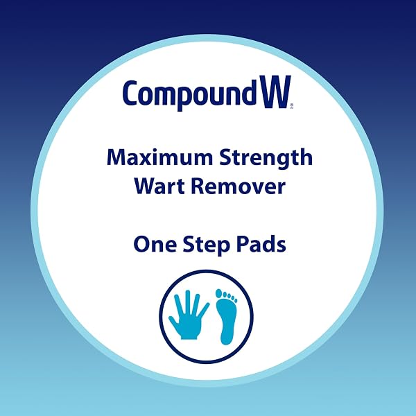Compound W Compound W Wart Remover, Maximum Stength One Step Invisible Pads - 14 Count - Salicylic Acid Wart Remover, For Treatment & Common/Plantar Wart Removal in use