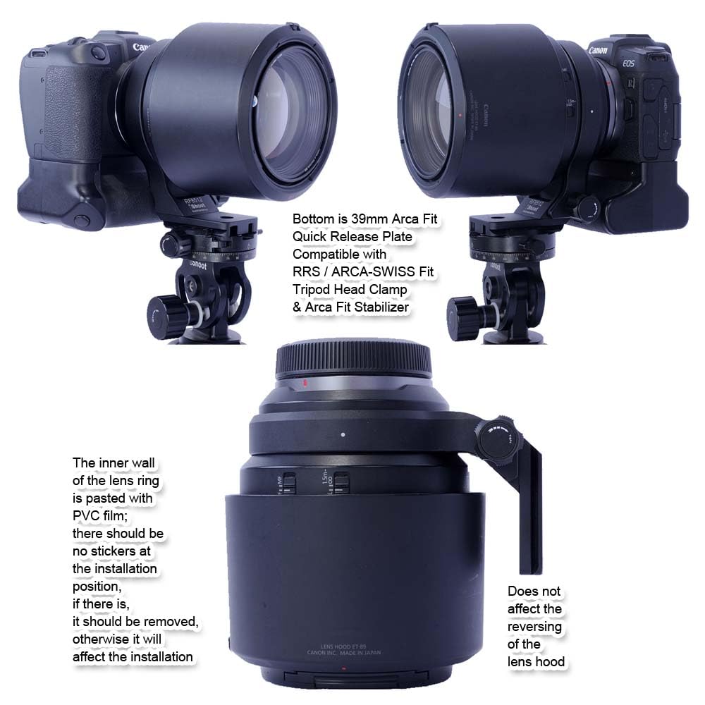 Amazon | iShoot カメラレンズリング式三脚座、 Canon レンズの互換性