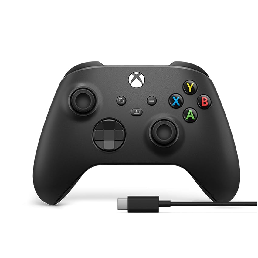 Xbox Wireless Controller - Carbon Black - cavo USB-C