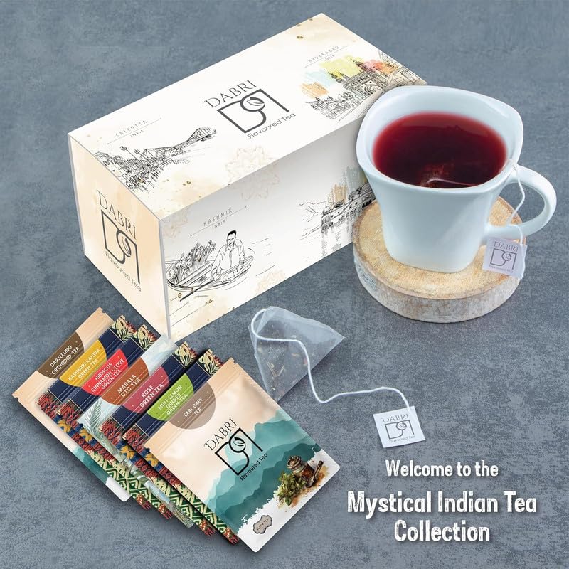 Image of Hyderabadi Irani Chai 250g With Mystical 7 Flavour Tea Bags (21 Bags) Combo Pack | Irani Cafe Style Tea make refreshingly strong, Sweet Creamy milk Chai | Rich Aroma, Antioxidant & good for Digestion|Made in India