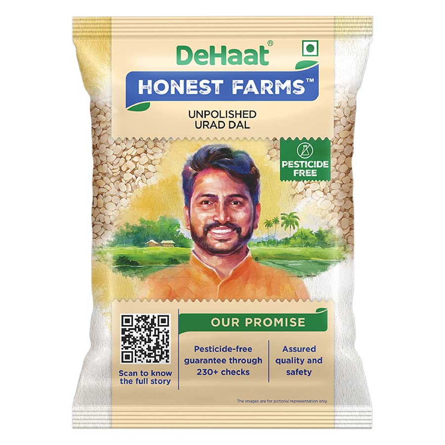 DeHaat Honest Farms Pesticide Free Unpolished Urad Dal 500 GM (B0BX41WYJF) Amazon Price History, Amazon Price Tracker