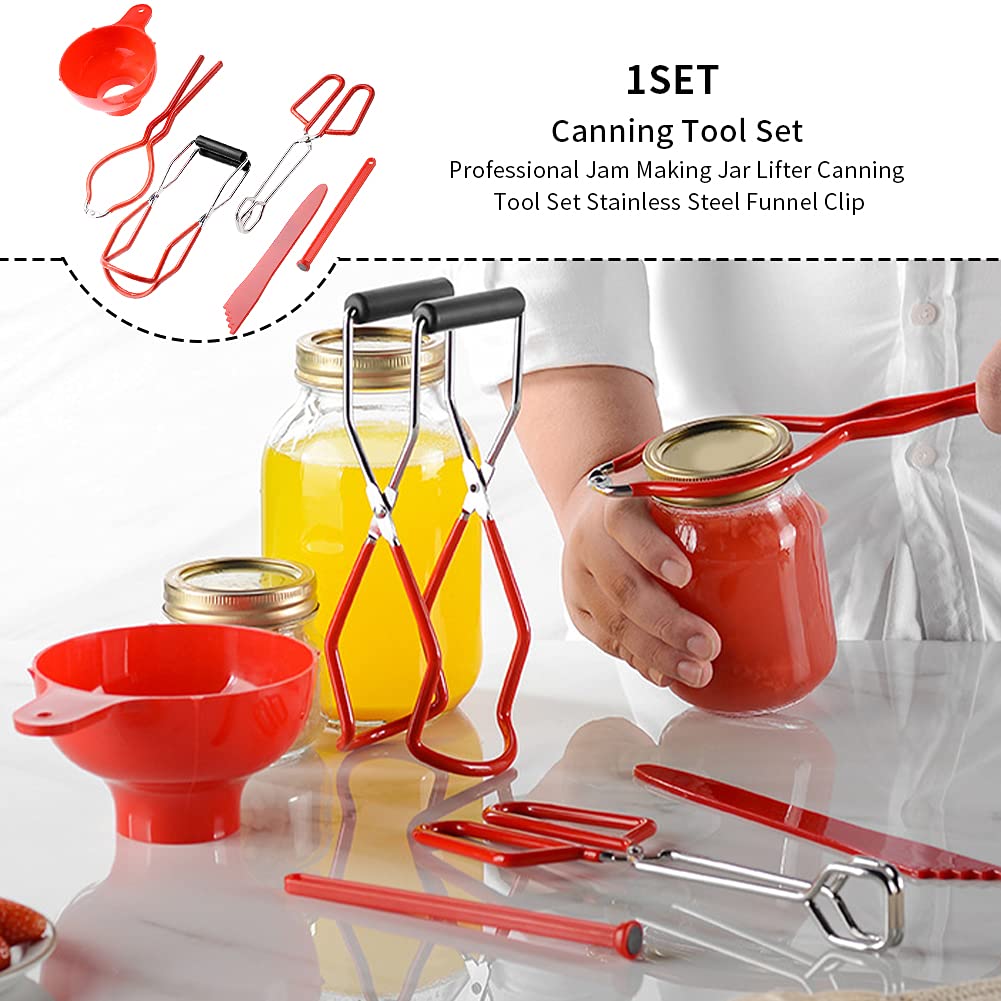 GUFAOWI Kit De Démarrage De Fournitures De Mise En Conserve – Kit De Mise En Conserve Avec Support Outils De Mise En Conserve Tout En Un Pour Debutants Accessoires De Mise En Conserve Pour
