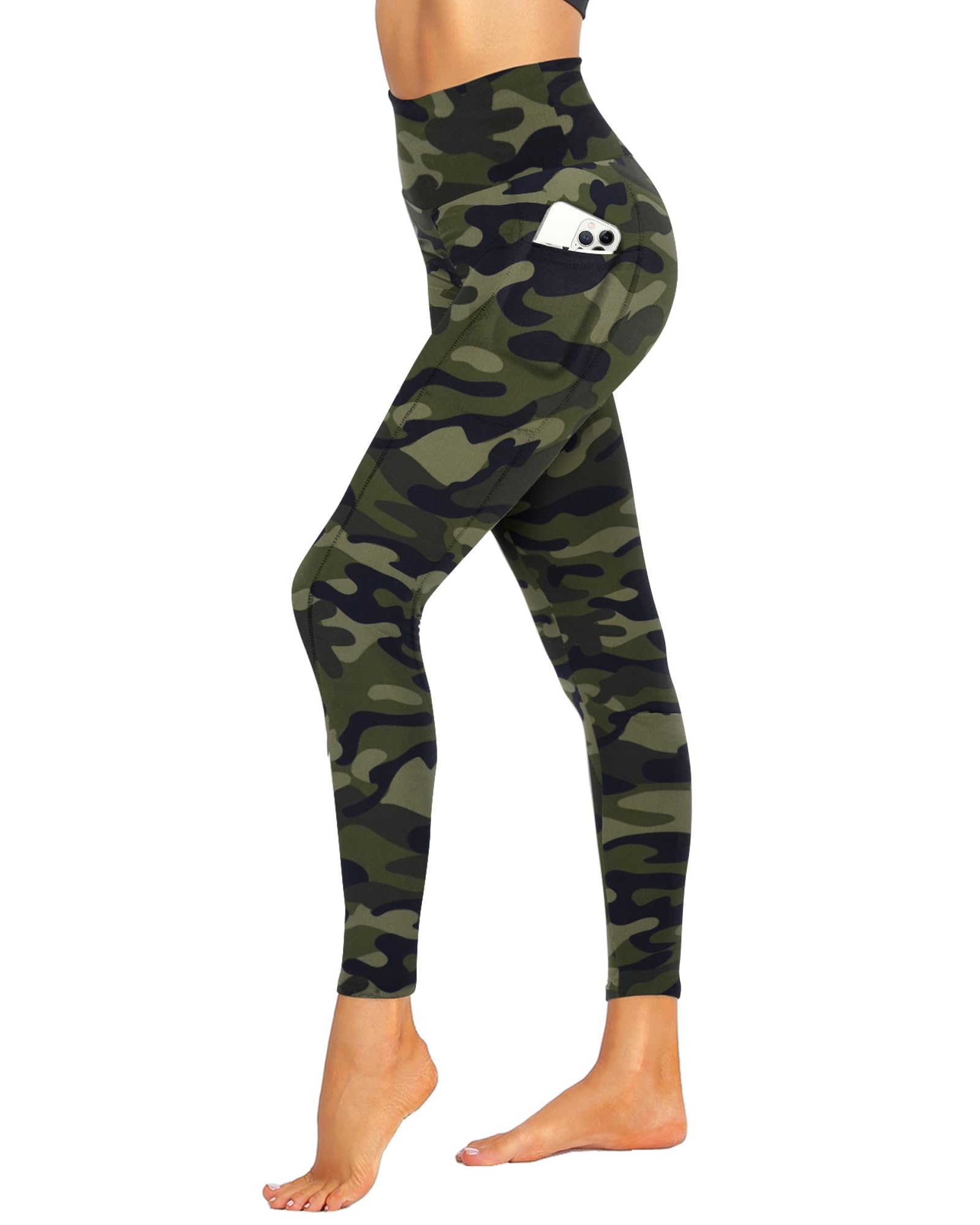 ZOOSIXX Leggings with Pockets for Women High Waisted Yoga Pants