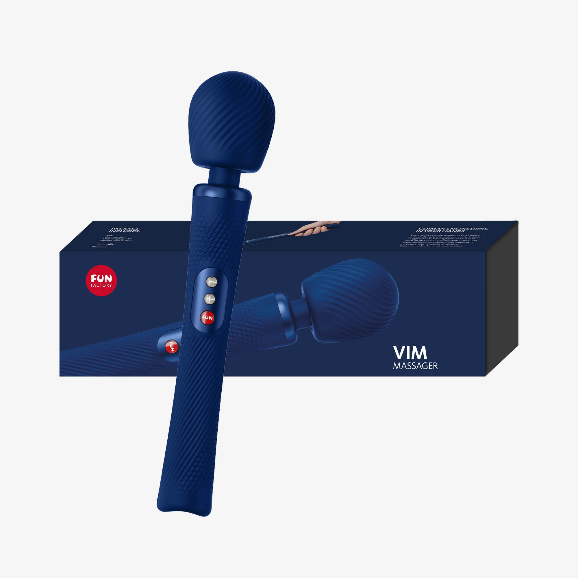 Fun Factory Vim Varita de masaje Midnight Blue 31,3 cm
