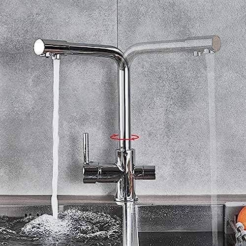 Robinet de cuisine rotatif pour purifier l'eau de cuisson
