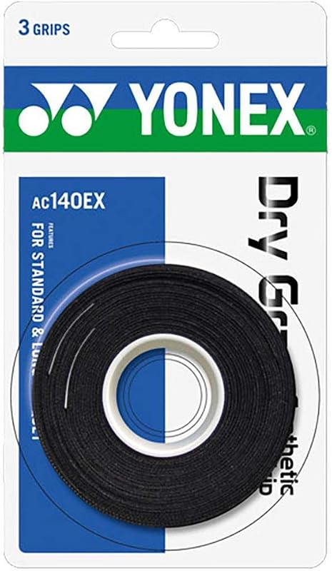 Dry GRAP Tennis Overgrip 3 Pack (Black)