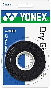 YONEX Dry GRAP Tennis Overgrip 3 Pack (Black)