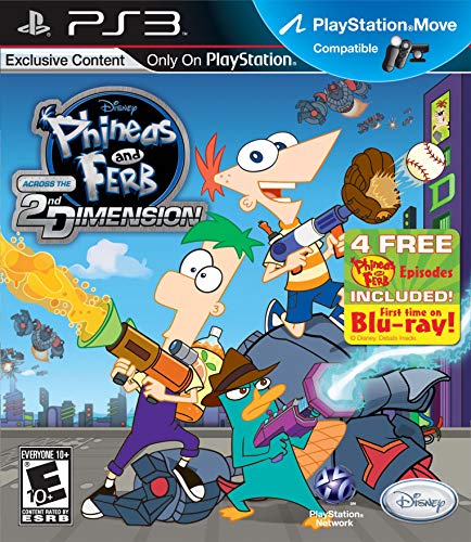 Image of Phineas and Ferb: Across the 2nd Dimension - Playstation 3 (Renewed)