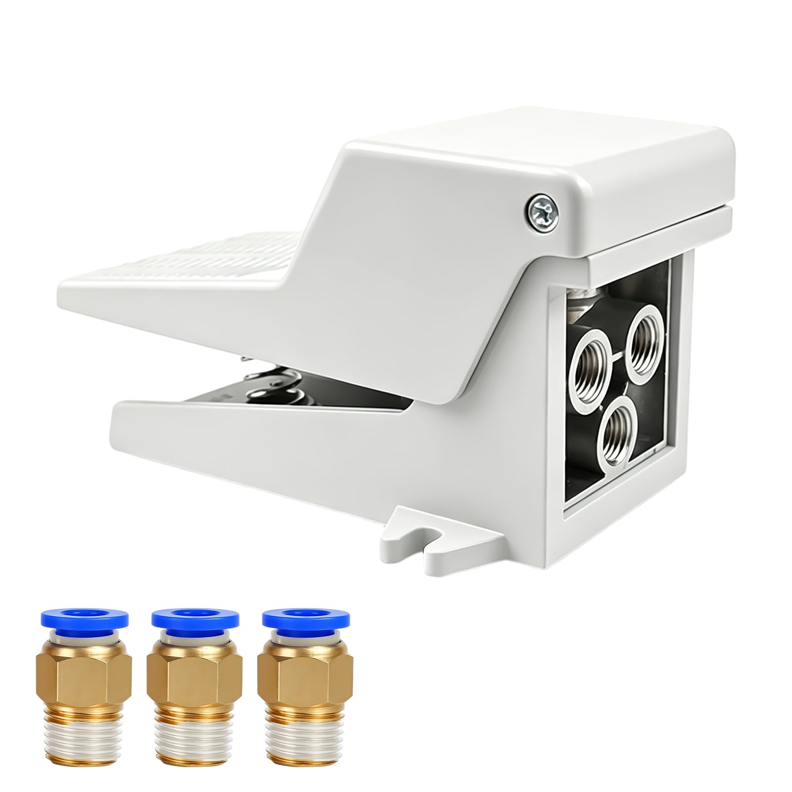 Válvula de pedal neumático autobloqueable 4F210-08L para operar cilindros con manos libres