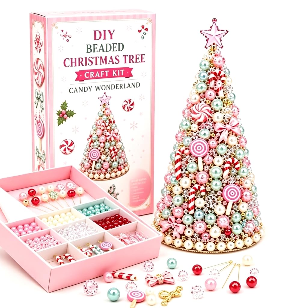 Juego de árbol de Navidad Press-Together para actividades familiares de manualidades