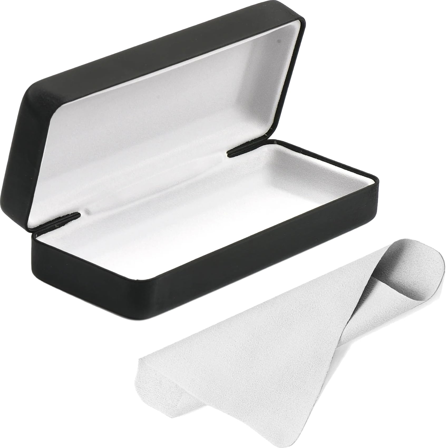 Hard Shell Eyeglasses Case Protective Glasses Case for Men and Women Linen Fabric