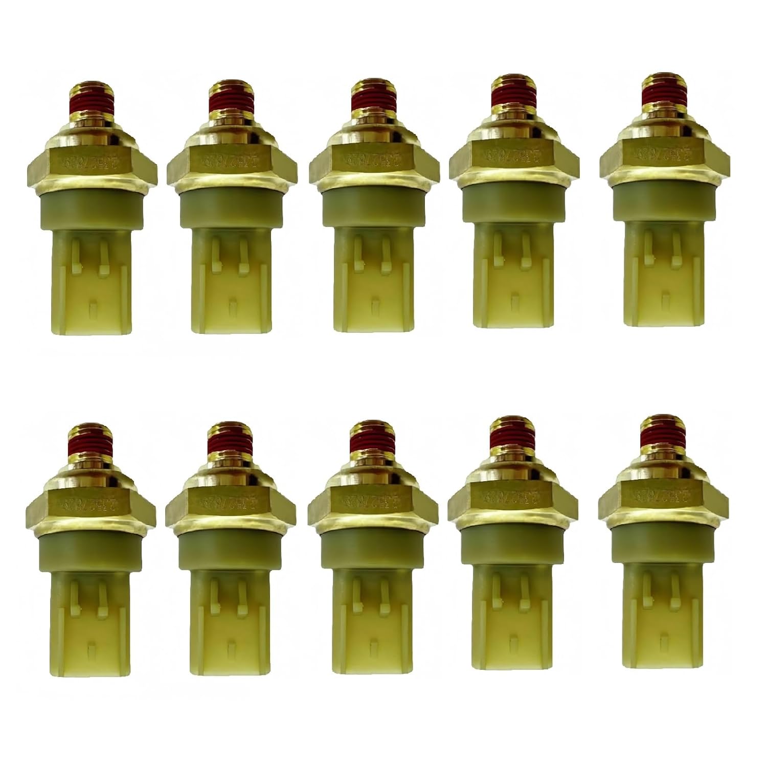 10Pcs Turbocharger Boost Pressure Sensor 23527829 904-7254 Fits for Detroit Series 60 14L Engines Aftermarket Parts