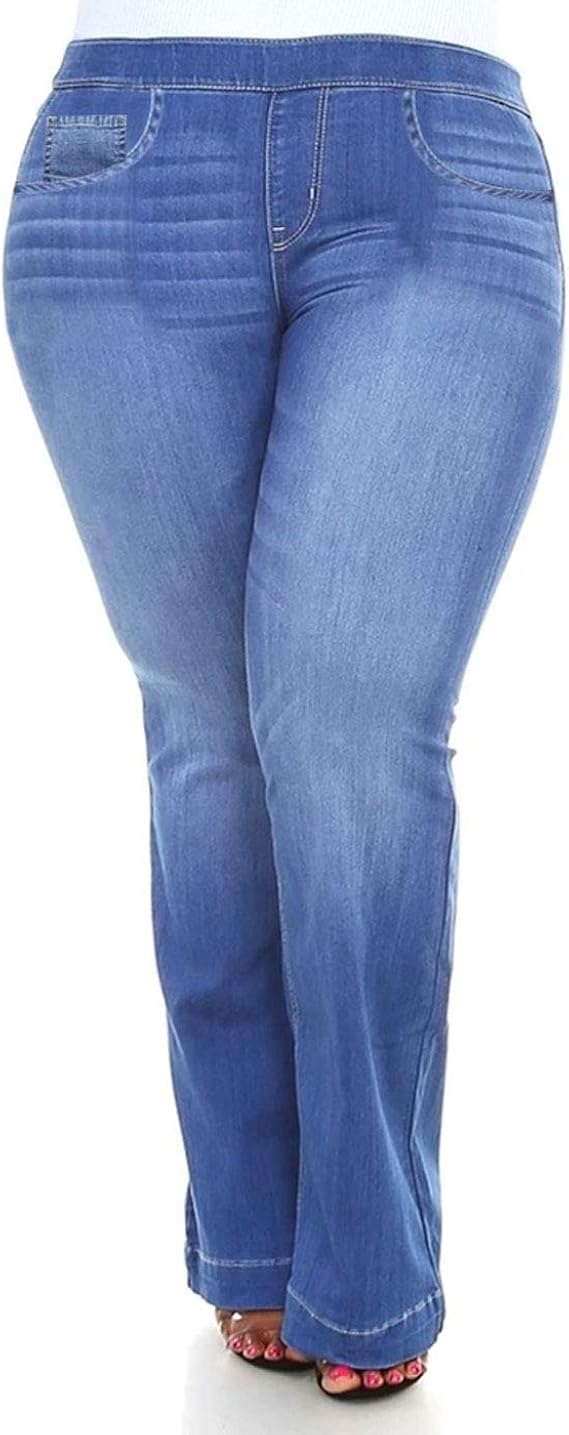 Denim pants plus size Clearance
