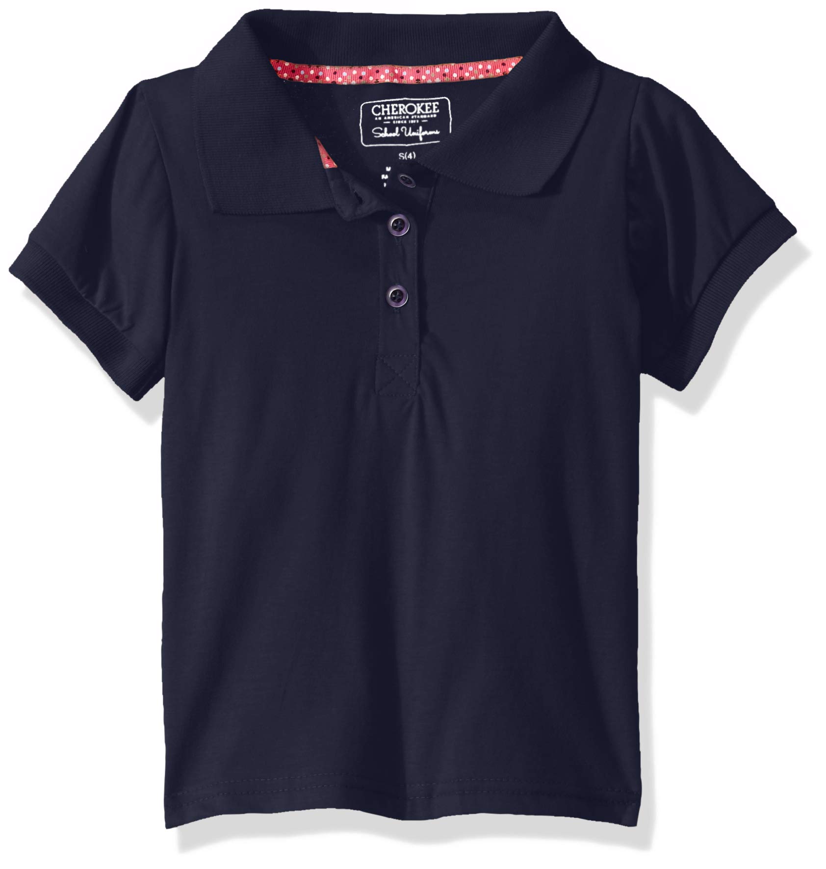 Cherokee Girls' Essential Jersey Top with Rib Collar and Cuffs