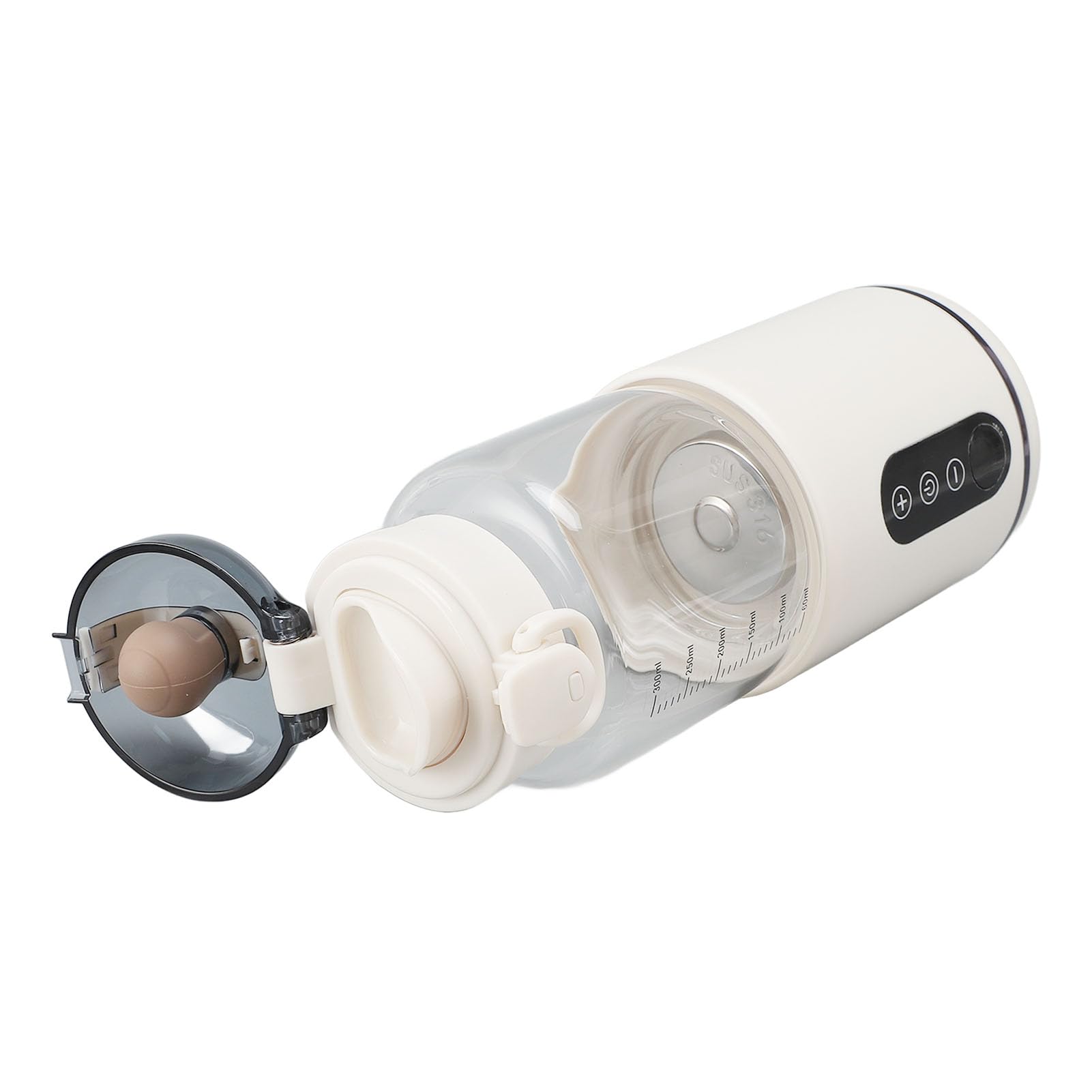 Szybko Nagrzewający się Przenośny Podgrzewacz do Mleka, 5000 MAh Bezprzewodowy Podgrzewacz do Butelek z możliwością ładowania Przez USB, 55 ℃ Duża pojemność do Podróży, ze stalą