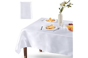 Homiest 60 x 84 Inches Satin Tablecloth