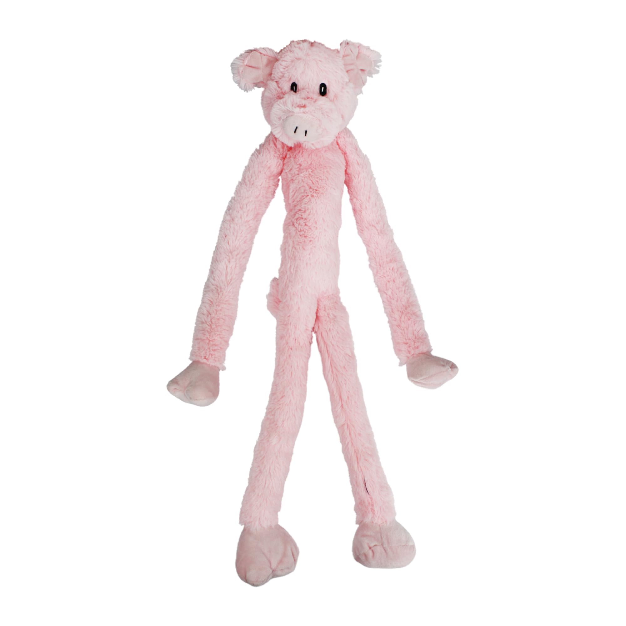 Multipet Swingin Slevin Pig Dog Plush Toy Squeaky Toys All