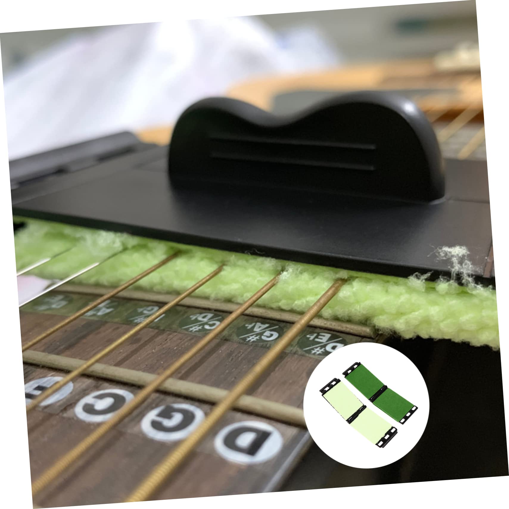 Milisten Guitar Fretboard String Cleaner Set 2pcs Guitar String Guards Bass Easy to Clean