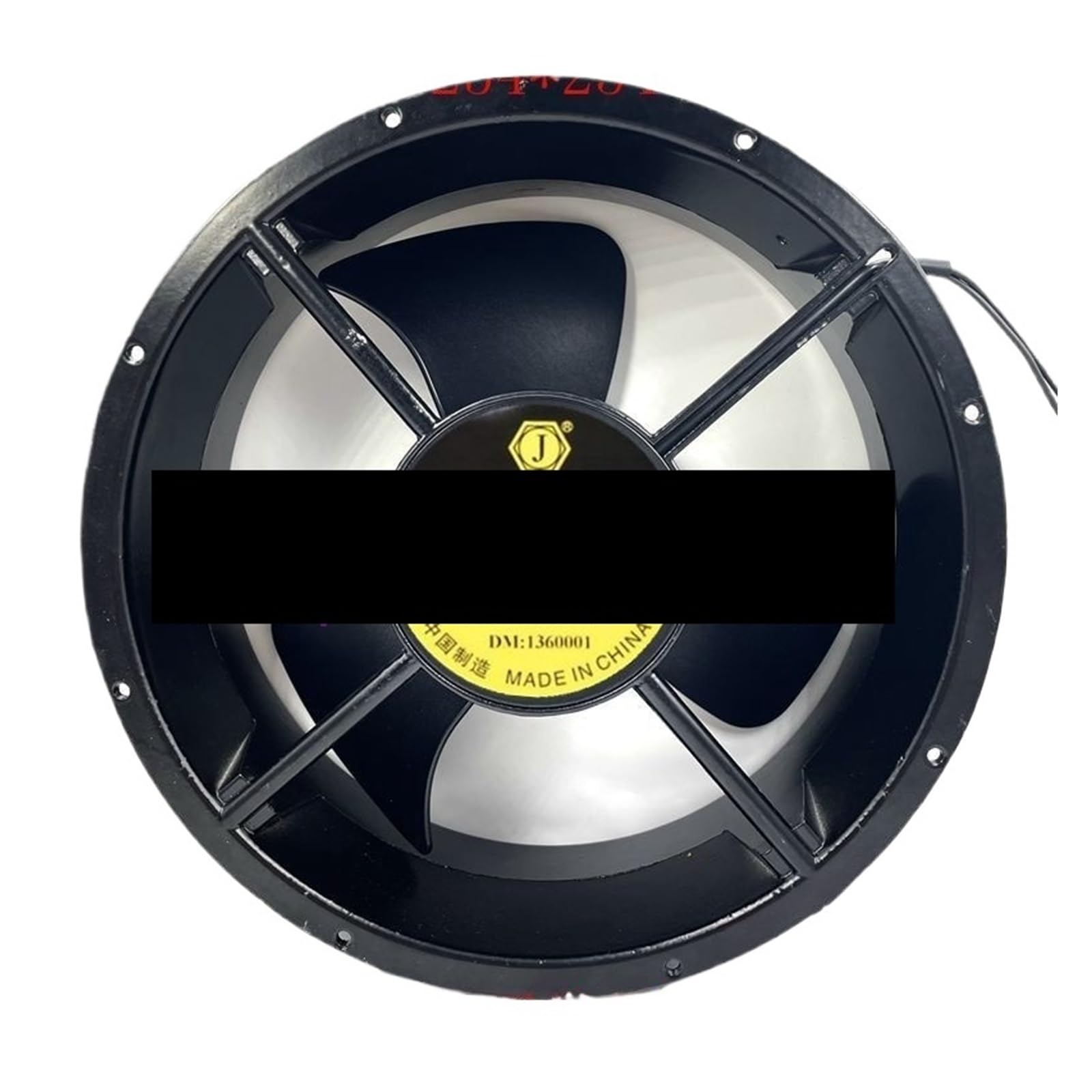Ventilateur axial 72W 220V JF25489HBL2 pour refroidissement industriel