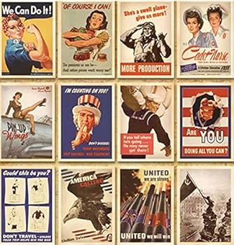 Amazon | Mangdunt ヴィンテージレトロオールドトラベルポストカード