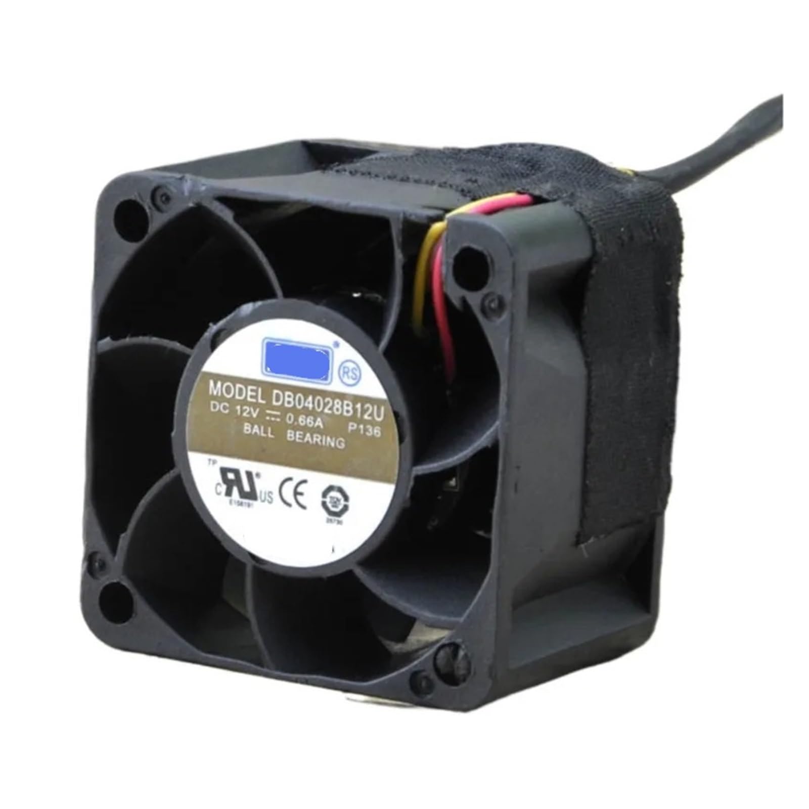 JEYPINDII 4028 40mm 12V 0.66A Cooling Fan, 40x40x28mm DB04028B12U