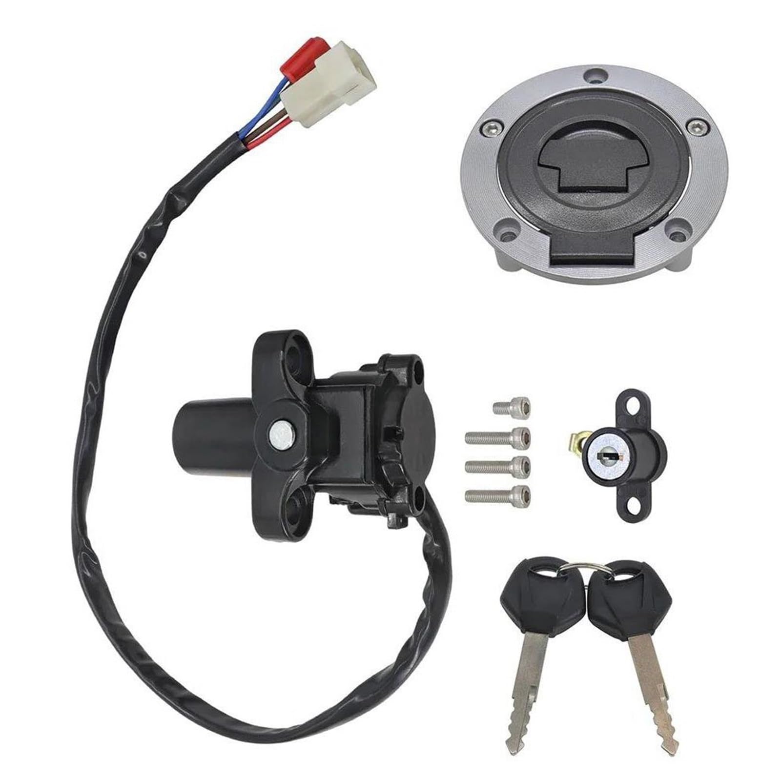 Cerradura de contacto y combustible para Yamaha FZ1 en rutas y ciudad 8