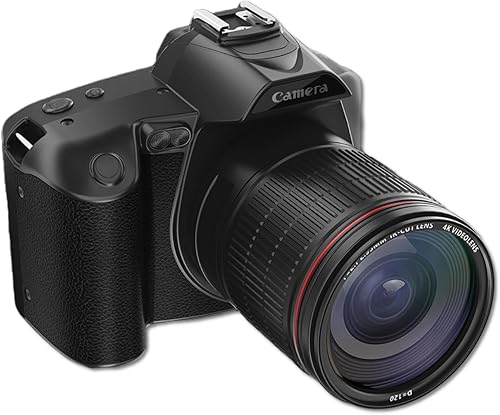 Miniatura 1 de Cámara de vlogging 4K para YouTube, cámara digital de visión nocturna IPS 64MP HD de 3 pulgadas para fotografía con WiFi, videocámaras con zoom