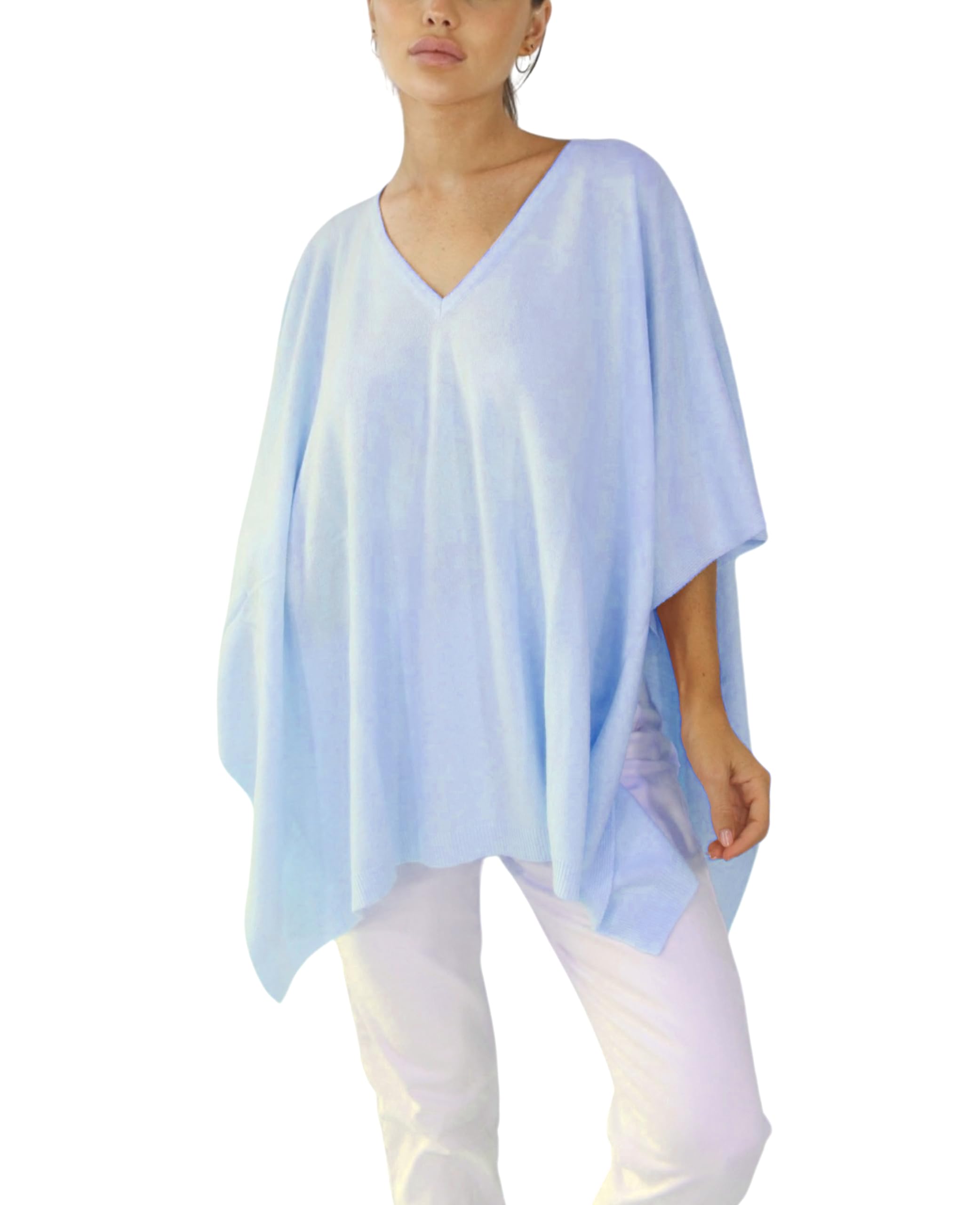 Win's Poncho en cachemire - Fabriqué en Italie