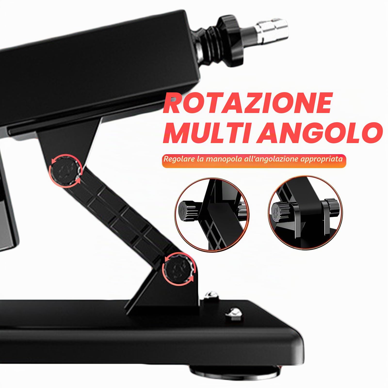 Macchina del sesso telecomandata, Love Machine Sex Toys per uomini e donne Macchina automatica di spinta con 5 dildo realistico e accessori 3XLR