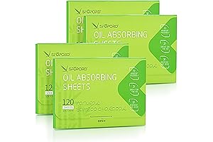 Oil Absorbing Sheets With Bamboo - Oil Blotting Sheets for Face