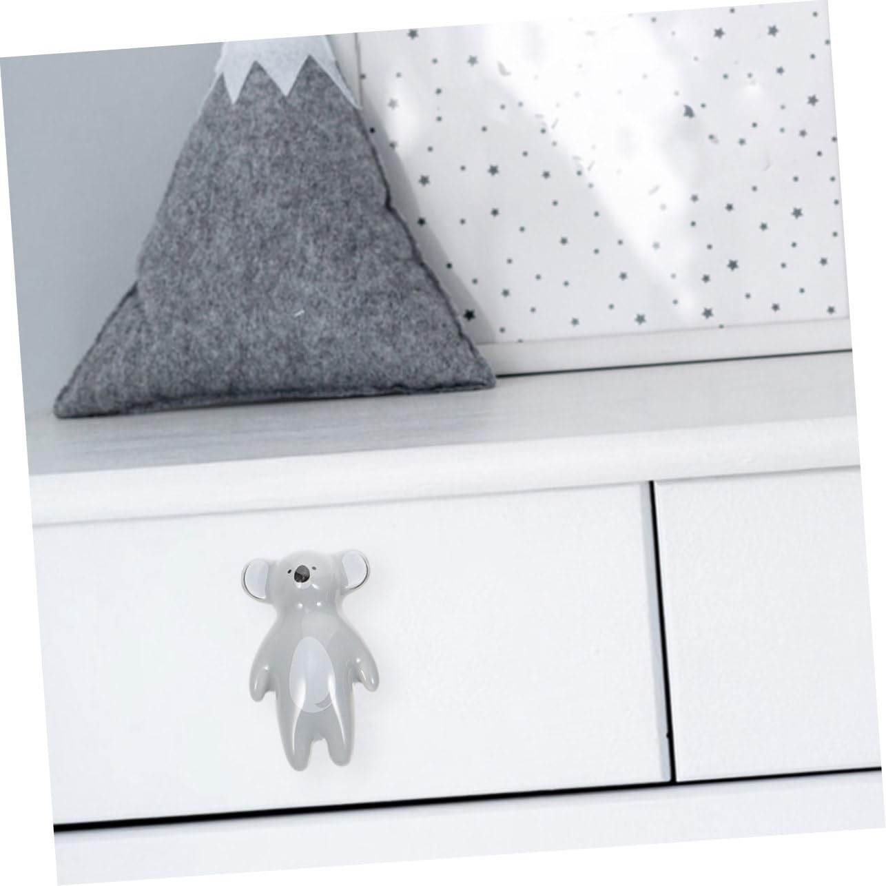 Veemoon Pomelli in Ceramica per Mobili, 8 Pezzi, Forma Animale, Facili da Installare, Decorativi, per Armadio e Cameretta