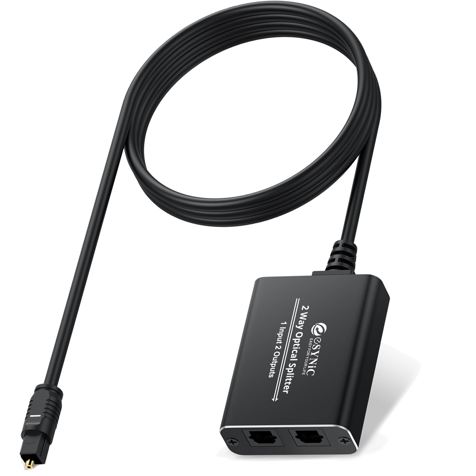 Répartiteur Audio Optique Numérique SPDIF, Séparateur Optique à 3 Voies Separateur De Cable Optique Spdif