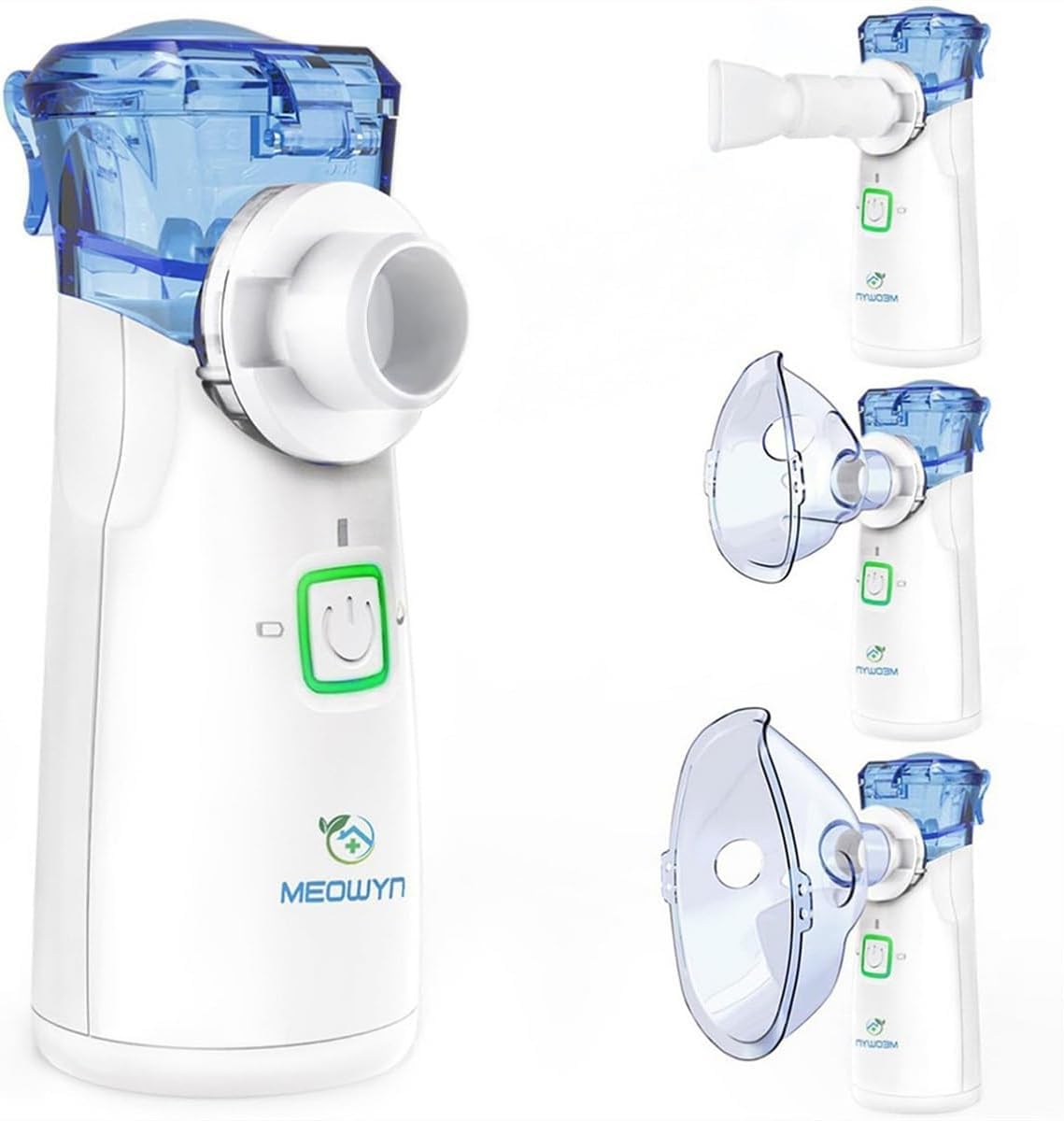 Meowyn Portable Silent Aerosol, USB-C Rechargeable Ultrasonic Aerosol Machine for Adults and Children, Quiet, Less Residues