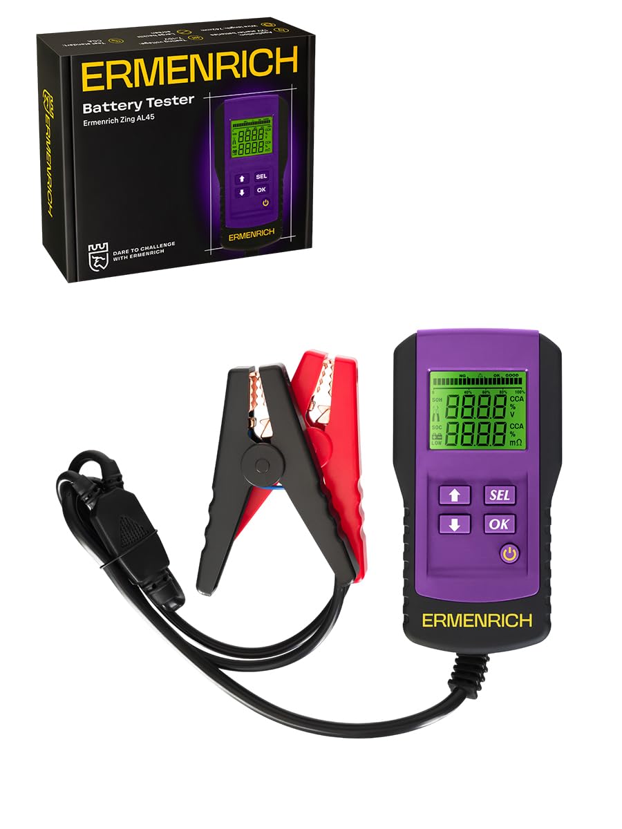 AL45 Tester Batteria Auto 7V/15V Tester per Batterie 100-1700 CCA