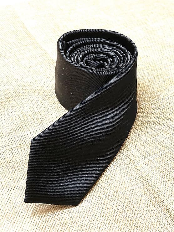 Image of Young Arrow Premium Microfiber Matte Finish Necktie for Men - Solid Formal Tie for Office, Wedding, Party, Groom & Groomsmen
