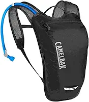 CamelBak Mochila De Hidratação Hydrobak Light Para Ciclismo, 50 Oz, Preta/Prateada
