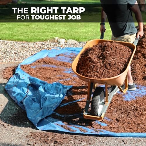 Teal Elite TE118 20X30 Heavy Duty Tarps Waterproof thumb #5