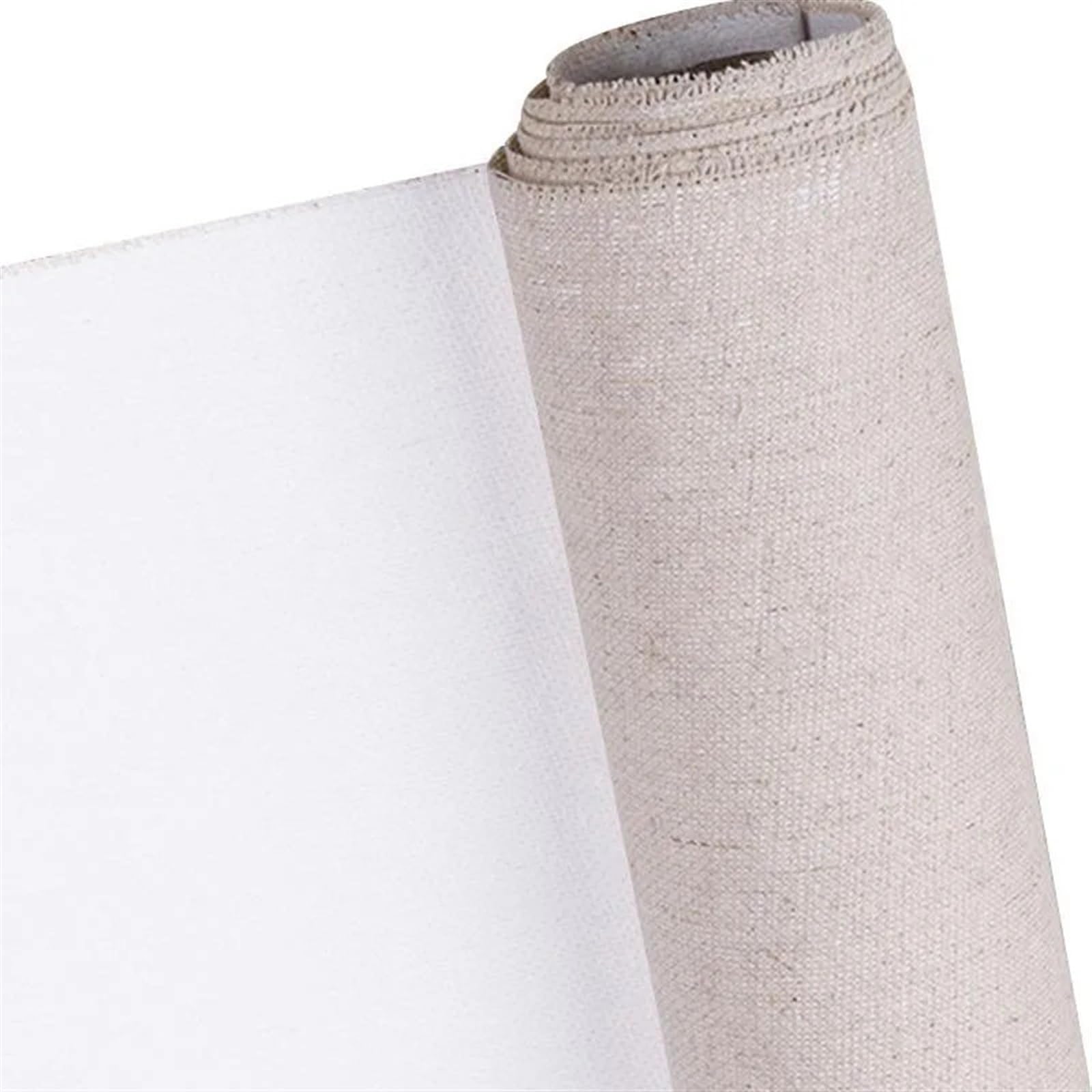 Rotolo Tela per Dipingere Tela Bianca Professionale Lunga 3 Metri for la Pittura Strato di a Olio Acrilico Misto Lino Primer Forniture artistiche for Artista(3meter Long Width 108cm)
