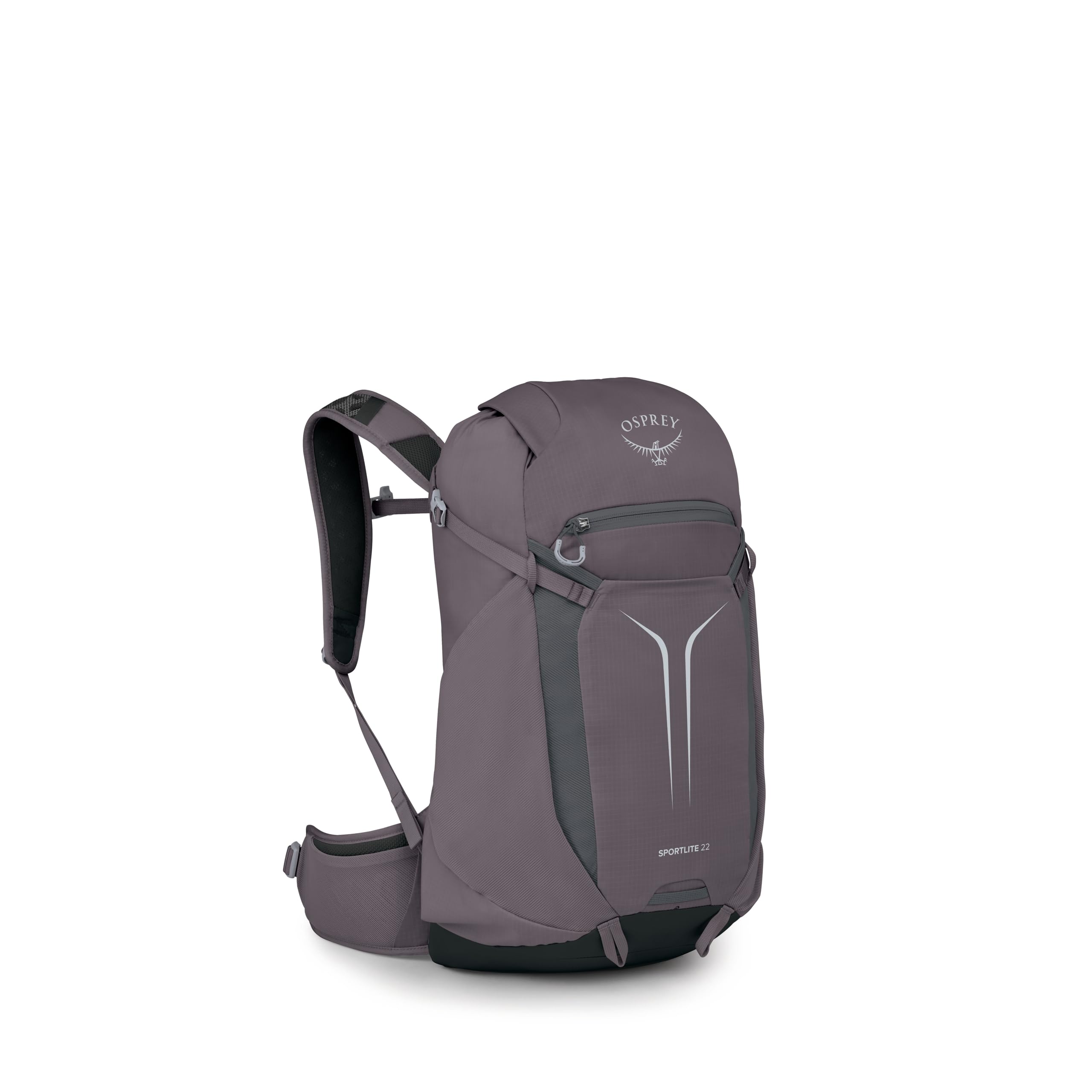 Osprey zaino, escursioni zaino da escursione Sportlite 22 Hiking Backpack Graphite Purple malva