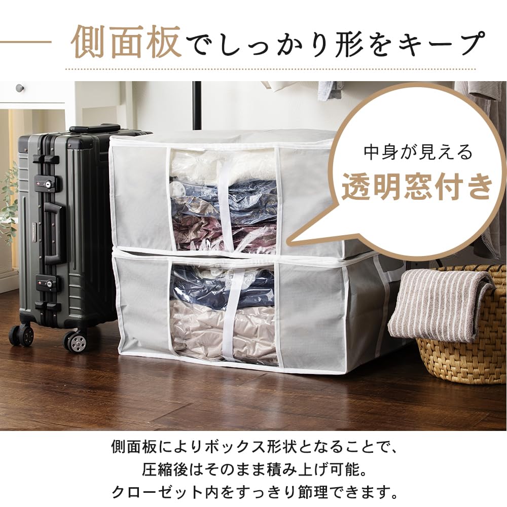 |2個セット 衣替え アイリスプラザ(IRIS PLAZA) 収納