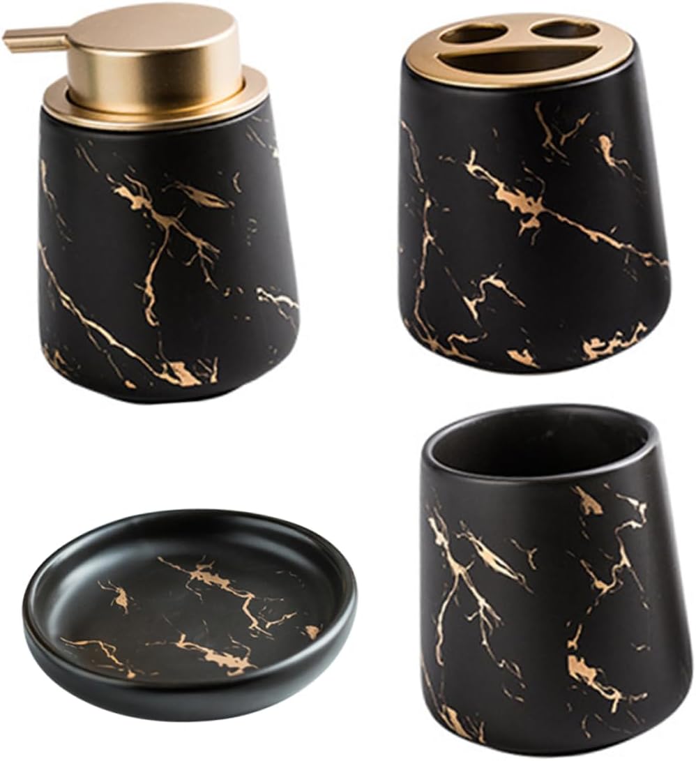 Bathroom Toiletry Set Toothbrush Holder Toothbrush Cup Soap Dish Lotion Cup Set