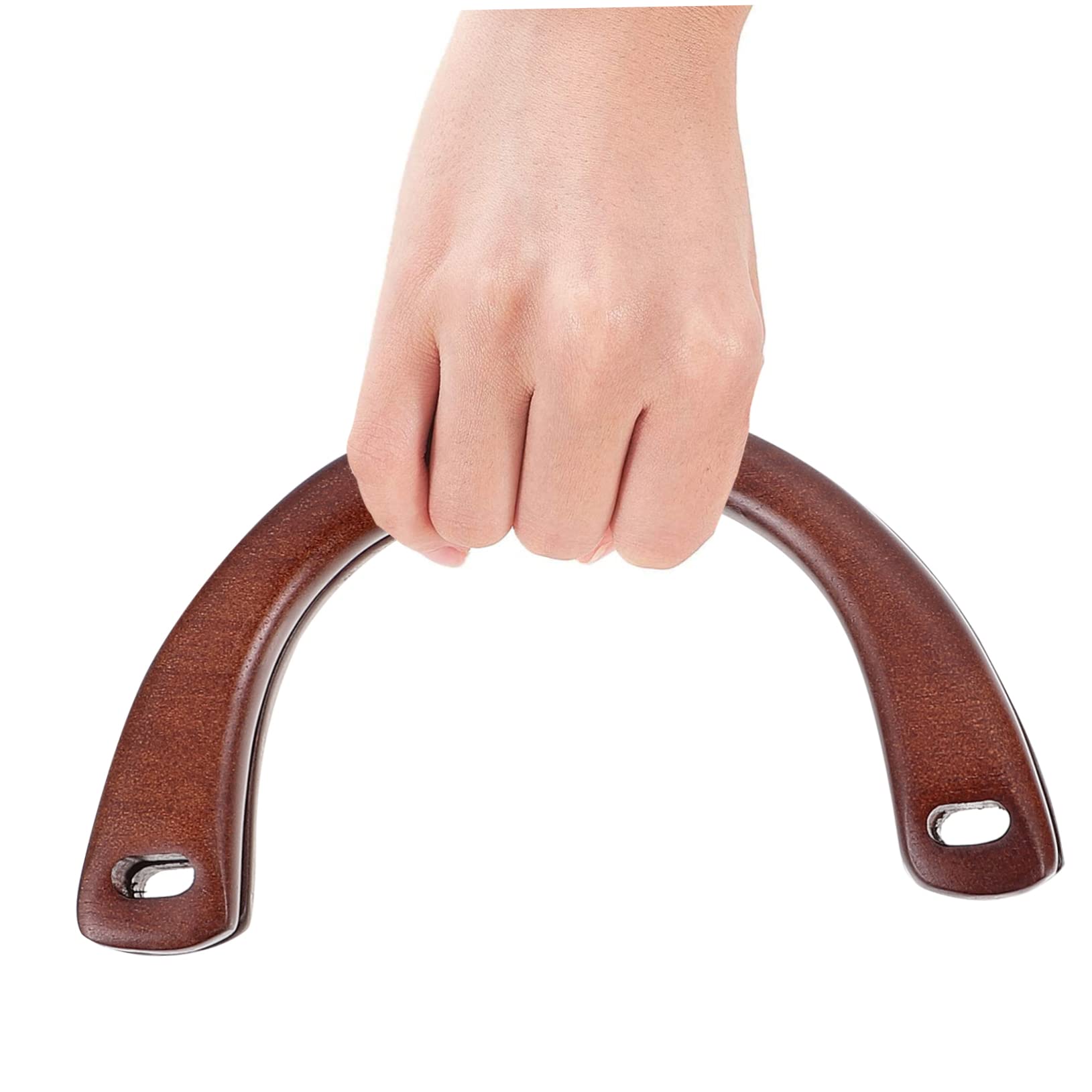 Asa de Madera para Bolso 15x8 Cm u Semicírculo 6 Piezas