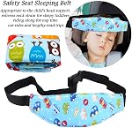 2 Pcs Baby Car Seat Neck Relief and Head Support,Silence Shopping Car Seat Head Band Strap Headrest,Stroller Car Seat Sleeping Head Support for Toddler Child Children Kids Infant Christmas (Blue)