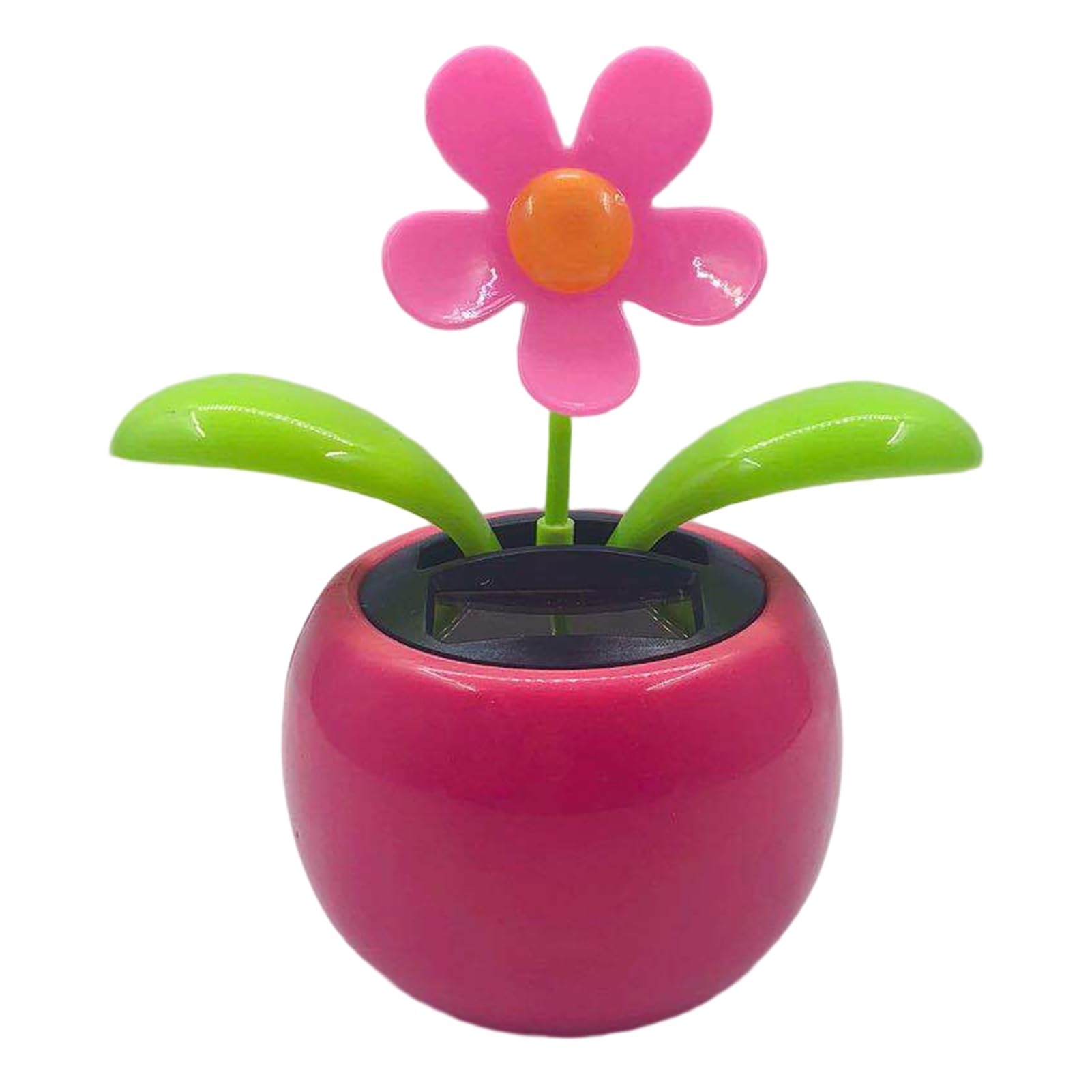 ulafbwur Vehicle Ornament Car Ornament Funny Solar Powered Cartoon Vibrant Ornamental Decoration Gifts Automobile Dashboard Dancing Flower Swinging Toy for Car Dashboard Ornament