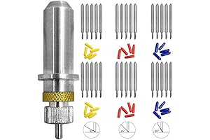 30-Pcs Plotter Cutter Vinyl Cutting Blade 30/45/60 Degree Blades for DIY Arts and Crafts Use