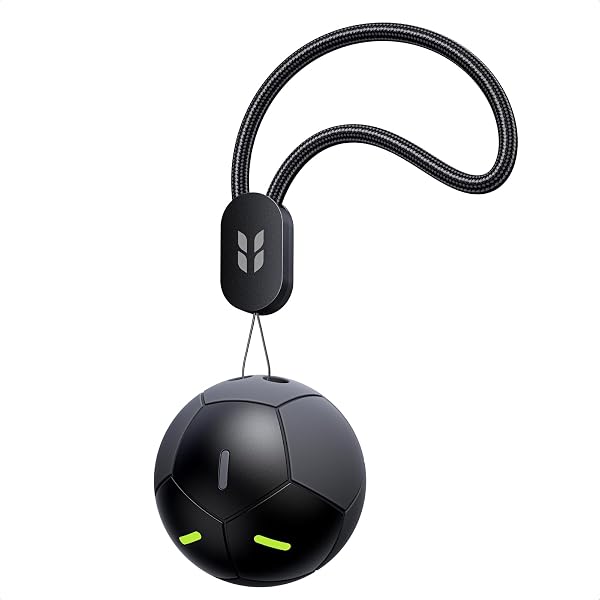 Ugreen FineTracker 2 Tracker Tag, Compatible with Apple Find My (iOS Only),Soccer Ball Fluorescent Design, 110dB Loud Alarm, IP68 Waterproof, Bluetooth Tracker for Keys, Luggage, Wallets, Bags - 1