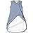 PurComfy Supersoft Sleep Sack 1.0 TOG, Premium Bamboo Viscose Baby Sleeping Bag, 2-Way Safe Zipper Sleep Sacks 3-6 Months (Whale)