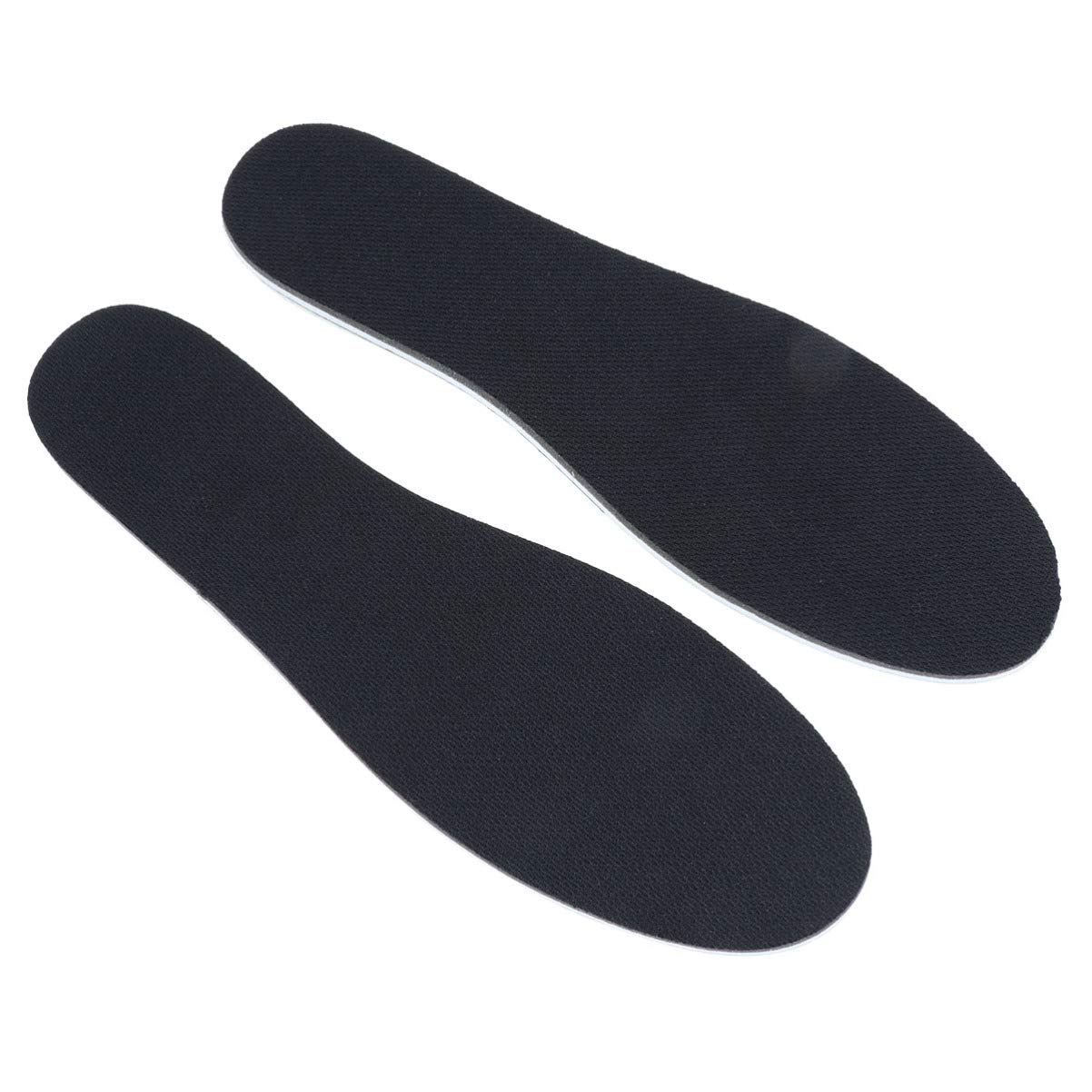 HEALLILY 1 paio di solette invisibili per aumentare l'altezza delle scarpe Soletta completa per plantare Comfort plantare Solette per uomo e donna (nero 2 cm)